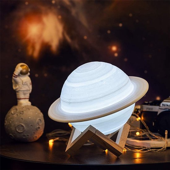 Planet lamp met afstandsbediening - USB oplaadbare nachtlamp voor kinderkamer — afbeelding 5