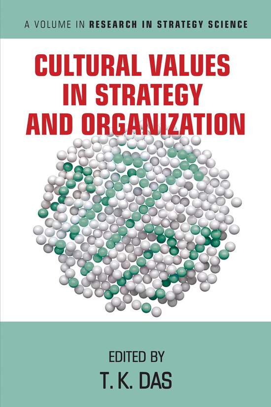 Research in Strategy Science - Cultural Values in Strategy a ... - cover