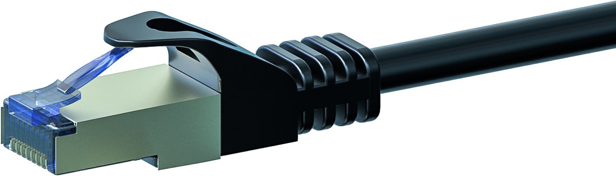 Danicom CAT6a S/FTP (PIMF) patchkabel - 2 meter zwart - netwerkkabel - internetkabel - UTP kabel - RJ45 - 10000 mbit/s