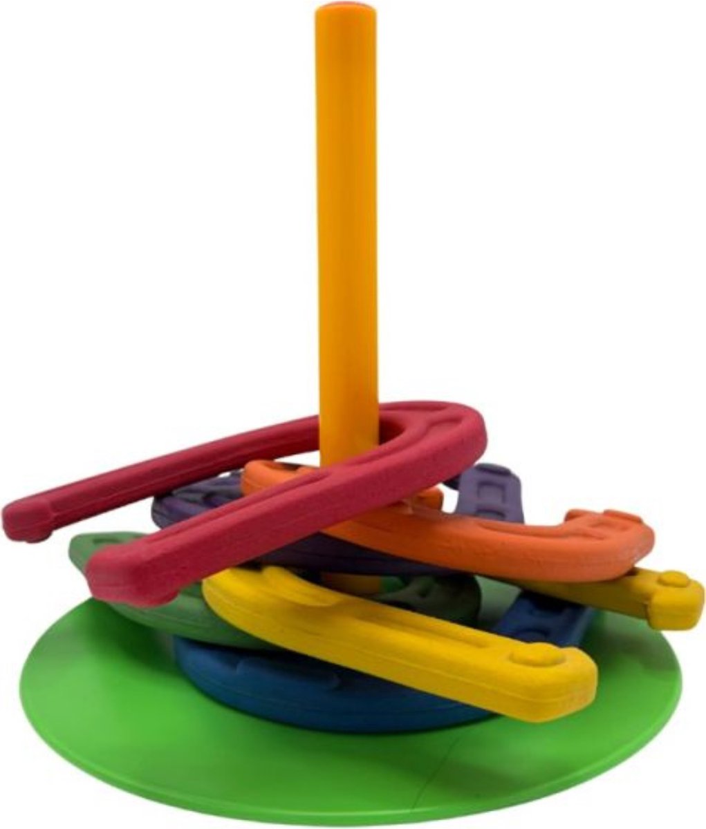 Hoefijzer Werpen Set Rubber 6 kleuren