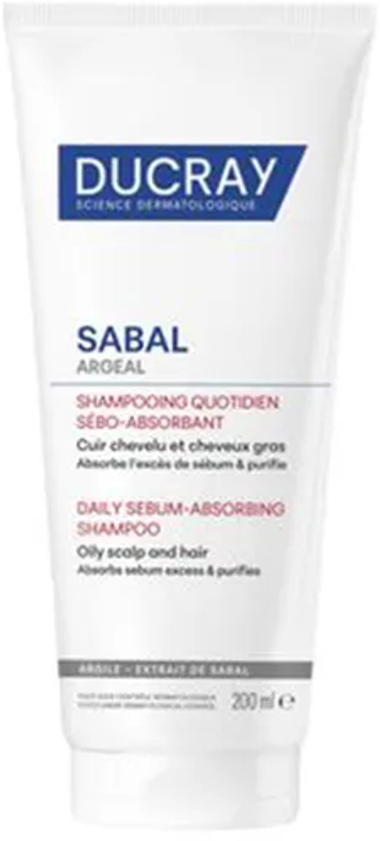 Ducray SABAL Dagelijkse talgabsorberende Shampoo Vet haar en vette hoofdhuid