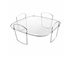 Grillrooster - Grillrooster voor airfryer - Geschikt voor grillroosters van heteluchtfriteuses - Geschikt voor Cosori 5.5L, 6.4L, XXL, Ninja Speedi AF180EU, Philips XXL airfryers, enz. - Roestvrij staal