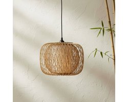 Bamboe hanglamp Fira S- Ø30cm- ronde bamboe hanglamp - 4Shine