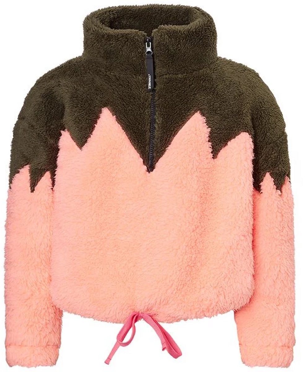 Rehall LAUREN-R-jr. Girls fleece sweater Koraal