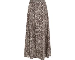 WE Fashion Dames midi-rok met print