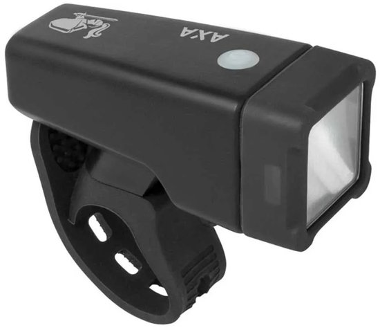 AXA Niteline T4R Fietsverlichting Set - LED Voorlicht & Achterlicht - USB Oplaadbaar - 2.000 m Zichtbaarheid Voor - 450 m Achter - 4 Lichtstanden - 30 m Lichtbeeld — afbeelding 3