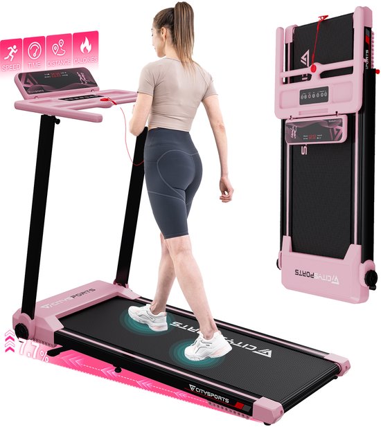 CITYSPORTS Loopband 1-12km/u - Walking pad - Wandelband - elektrische loopband - Inklapbaar