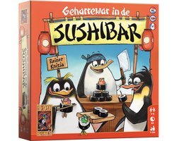999 Games - Geharrewar in de Sushibar - Snel dobbelspel voor het hele gezin - Gezelschapsspel - Familiespel - Klein cadeautje - bevat spelregels in NL en EN en FR