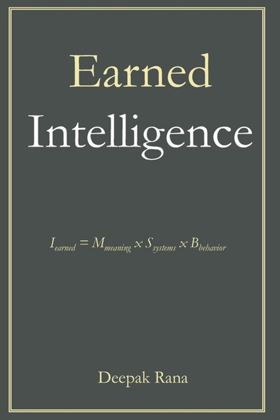 Earned Intelligence - cover