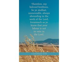 General Worship Bulletin: Be Ye Stedfast (Package of 100)