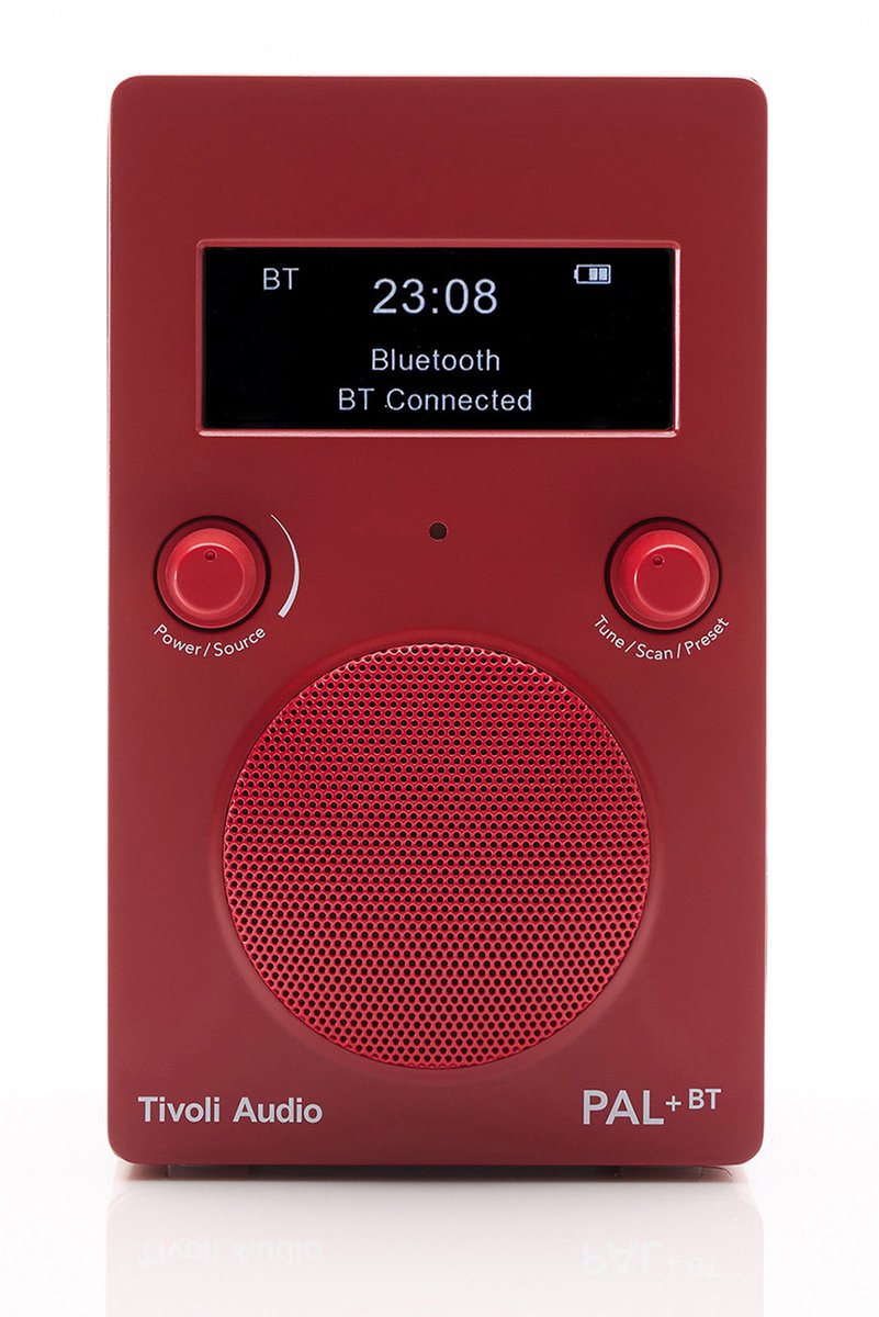 Tivoli Audio - PAL+Bluetooth - Draagbare DAB+ radio - Rood