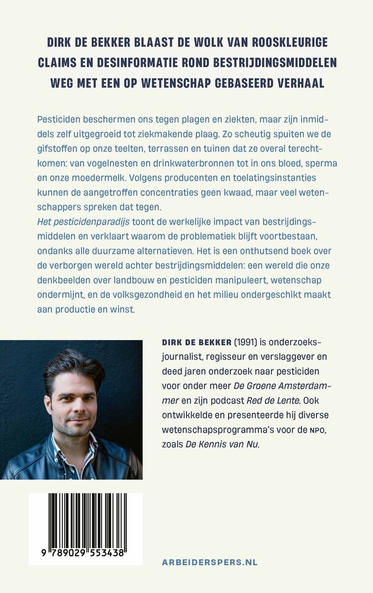 Het pesticidenparadijs - back cover
