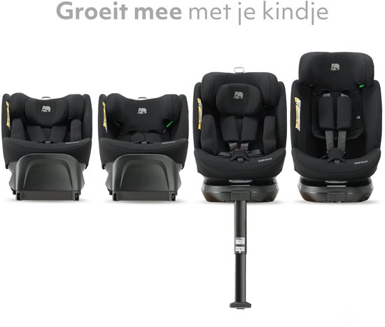 Deryan Carly Luxe Autostoel i-Size - 360° Draaibaar - Isofix - Zwart van Deryan — afbeelding 5