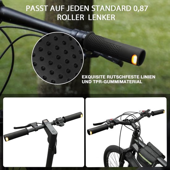 Fiets Richtingaanwijzer-E Scooter Knipperlicht-Stuurverlichting-USB Oplaadbaar-Draadloze Afstandsbediening-IPX5 Waterdicht-Zwart — afbeelding 4