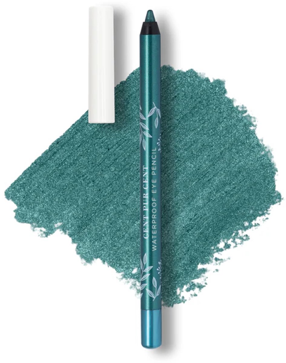 Cent Pur Cent Waterproof Eye Pencil Turquoise - Precisie - Eenvoudig in gebruik - 0,8 ml