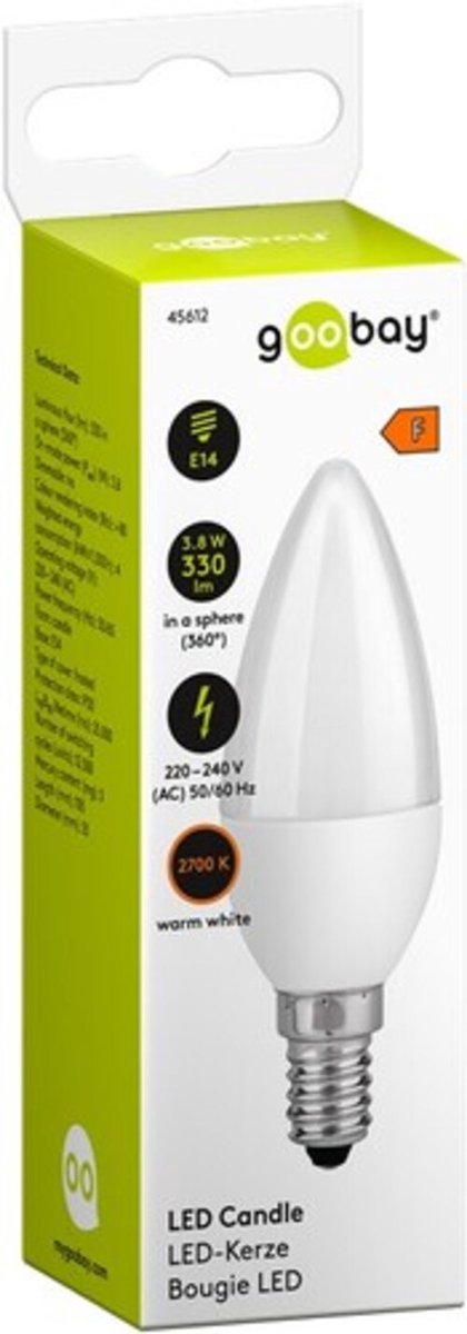 LED-lamp 3,8 W E14 F