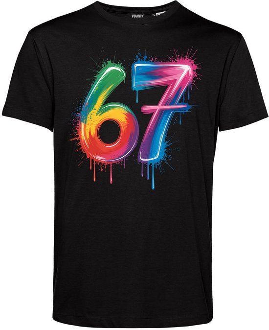 T-shirt Colors Six Seven 67 | Six Seven 67 | TikTok Trend | Zwart ...