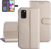 Samsung hoesje voor Galaxy A41 - Goud - Book Case - Kaarthouder (A415F)