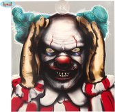 Raamdecoratie Horror Clown Lichtgevend
