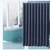 Waterdicht Douchegordijn - Met 12 Ringen - Polyester - 180 x 200 cm - Donker Blauw