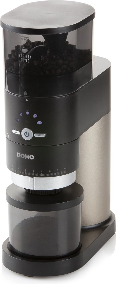 Domo DO715K - Koffiemolen - 120 gr - Zwart