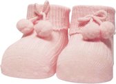 iN ControL NEWBORN socks POMPOM soft pink