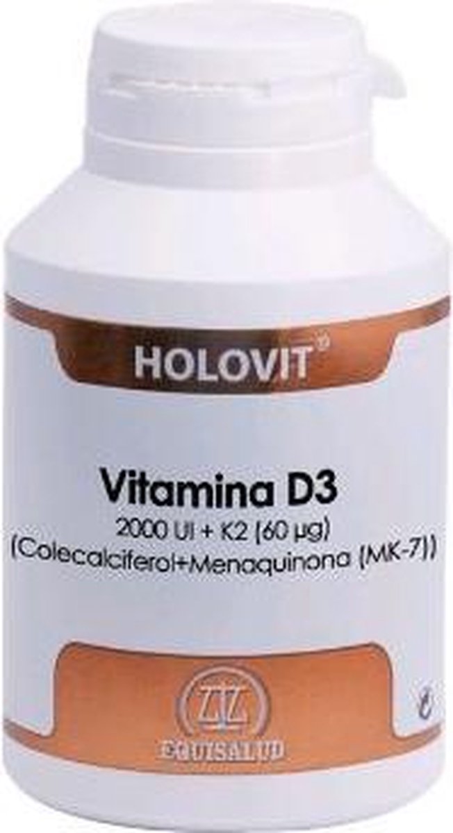 Equisalud Holovit Vitamina D3 2,000 Ui K2 60 Ug 180 Cap