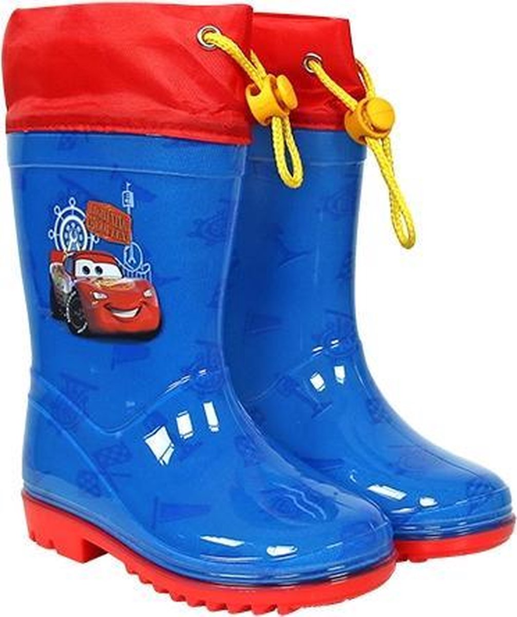 Perletti Regenlaarzen Cars Jongens Rubber Blauwrood Mt 26 27 Perletti Regenlaarzen Cars Jongens Rubber Blauwrood Mt 26 27
