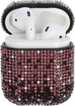 AirPods Case "Bling Bling" PAARS - Airpods hoesje - Airpods case - Beschermhoes voor AirPods 1/2