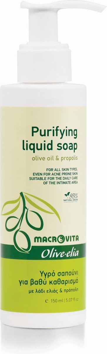 Macrovita Olive-elia Purifying Liquid Soap tegen Acne