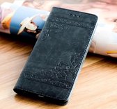 Hoogwaardig PU leren Bookcase voor Samsung Galaxy A40 | Luxe Uitstraling | Lederen Wallet Case | Telefoonhoesje | Kaarthouder | Portemonnee | Zwart