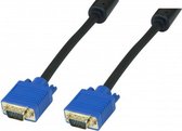 EXC 138711 VGA kabel 3 m VGA (D-Sub) Zwart