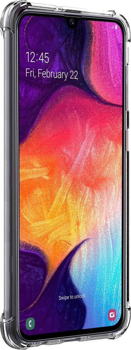 Samsung Galaxy A10e Hoesje Transparant Case Hoes Shock Proof Cover