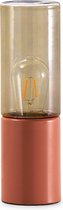 Home sweet home tafellamp Cilinder 33 - brick / amber glas