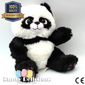 Pluche Knuffel Panda Zwart Wit 25 cm