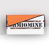 Ohmiomine Transporter Fietskrat Wit inclusief Feestelijk Oranje Afdekhoes