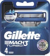 Gillette MACH3 Turbo scheermesje Mannen 4 stuk(s)