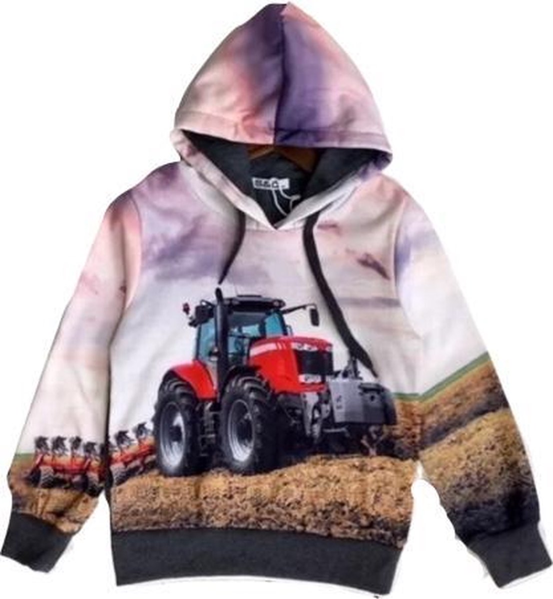 | S&C Jongens trui tractor MF(42) 8692 Deutz Sweater Hooded Volw Tractor shop.nl