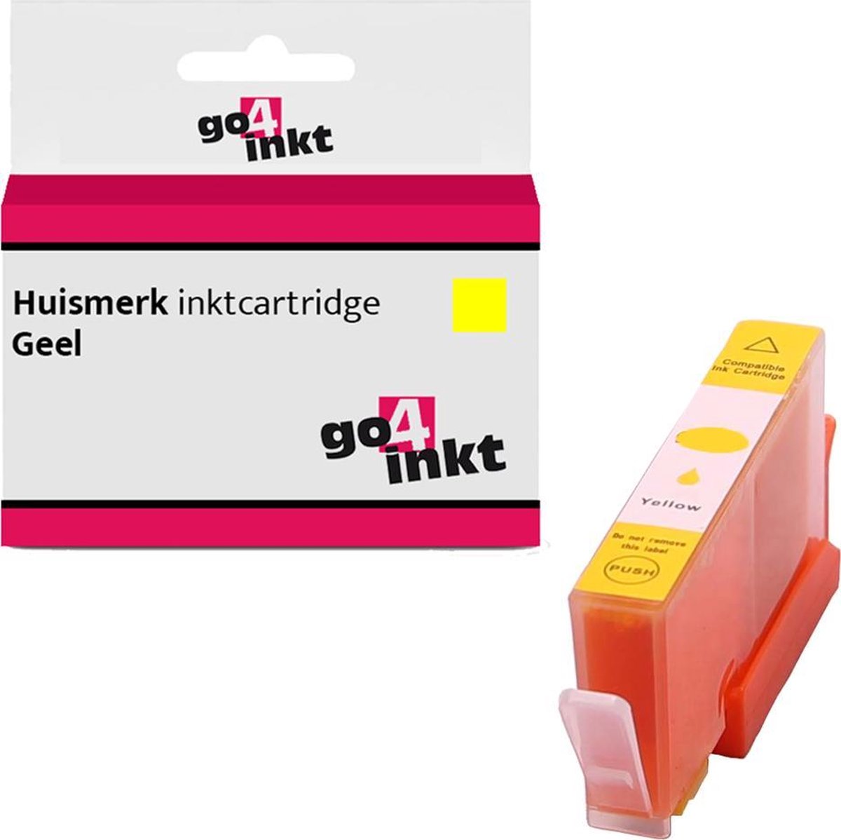Go4inkt compatible met HP 920XL y inkt cartridge yellow
