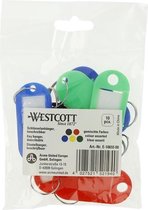Westcott sleutelhanger - 10 stuks in polybag - met verwisselbaar etiket - AC-E10655