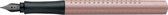Vulpen Faber-Castell Grip rosé-koper penpunt B, voor links- en rechtshandigen FC-140968