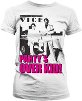 Miami Vice Dames Tshirt -M- Party's Over Kid Wit