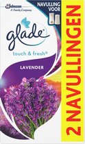 Glade One Touch Lavendel navulling - 2 x 10 ml
