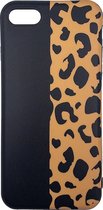 Zwart luipaard mixed telefoonhoesje voor iPhone X of iPhone XS