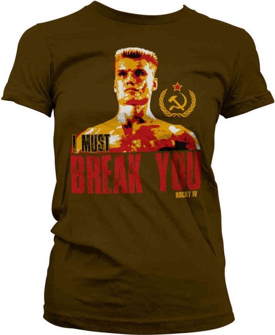 Rocky Dames Tshirt -M- I Must Break You Bruin