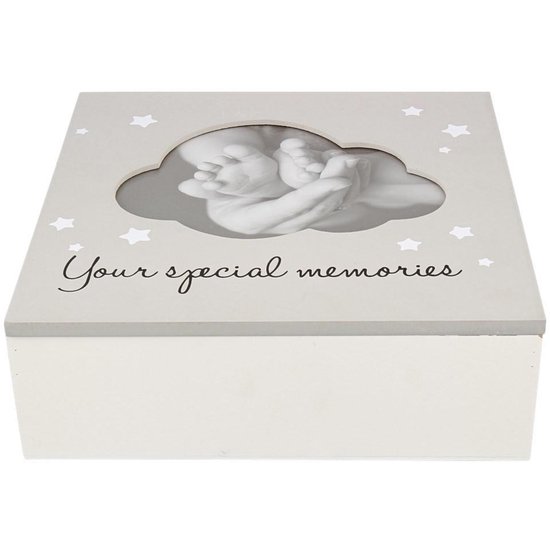 Boîte à souvenirs bébé - Boîte à souvenirs - 24x24x8cm | bol