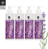 Bodyfarm Bodymilk Lavender 250 ml - 4 Pack