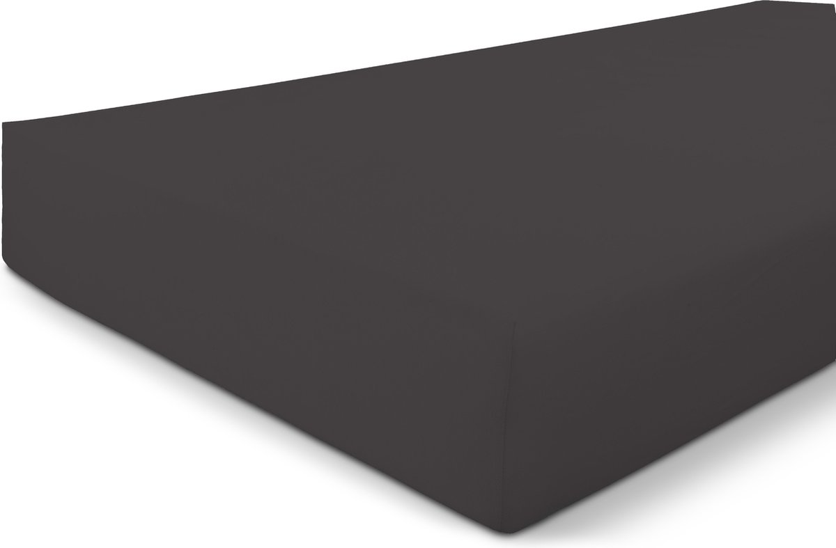 Byrklund Jersey Hoeslaken - Hoeslaken 140x200 - 100% Katoen - Antraciet