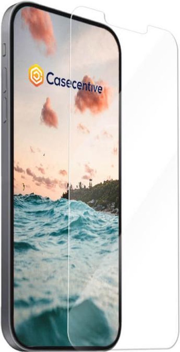 Casecentive Glass Screenprotector 2D - Glasplaatje geschikt voor iPhone 12 Pro Max