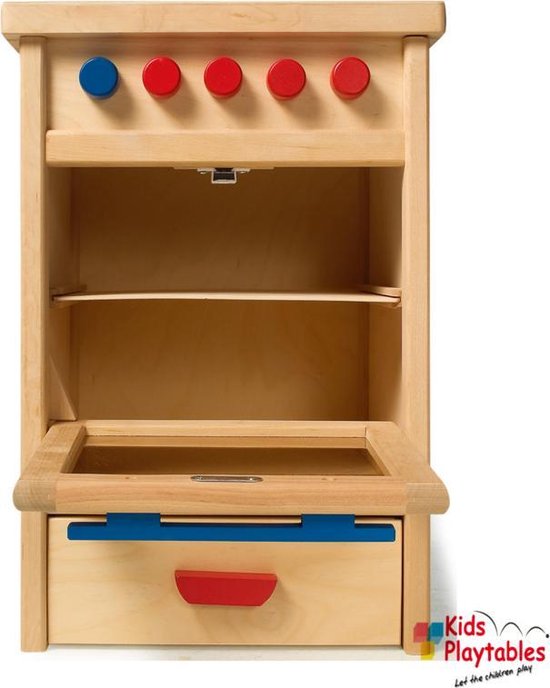 Kinderkeuken Speelgoed keuken - speelkeuken - Speelgoed oven - gasfornuis -  houten... | bol.com